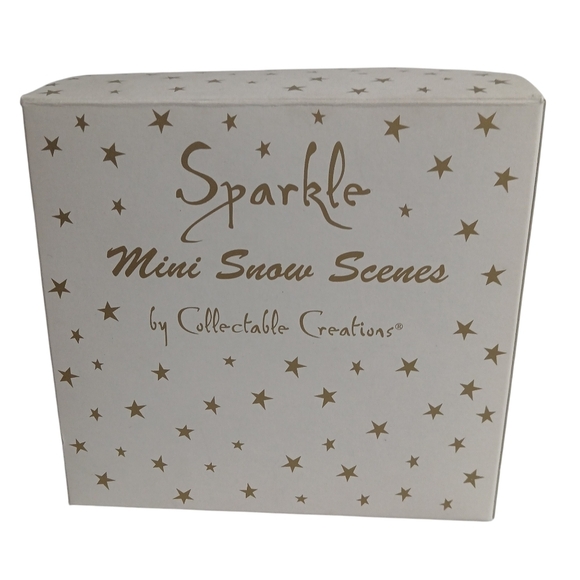 Collectable Creations Mini Snow Scenes- Sparkle Birdhouse Friend Christmas Decor - Picture 12 of 15